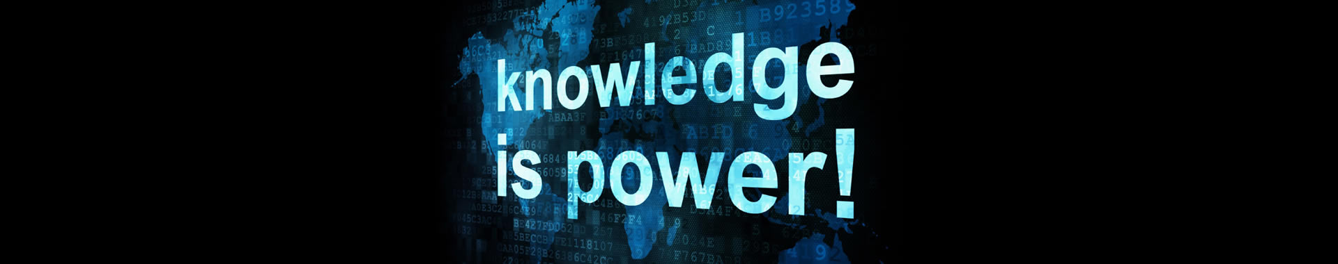 This page of planning calculators contains a banner image with the words "Knowledge is Power."